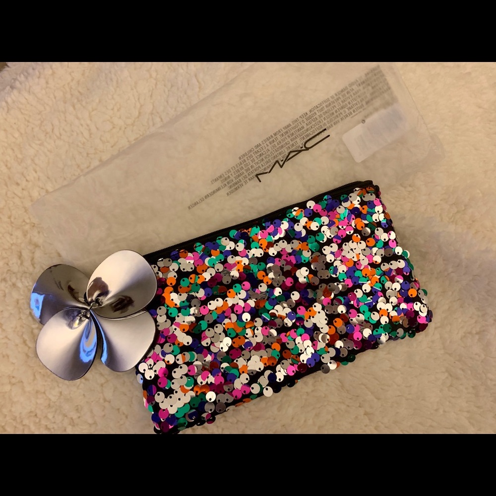 MAC Cosmetics Sequin Makeup Bag